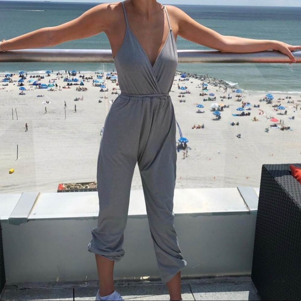 Grey Pantsuit